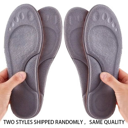 4D Massage Warm pile Shoes Insoles Super Soft Latex Sports Insole for Feet Running Basket Shoe Sole Arch Support Orthopedic
