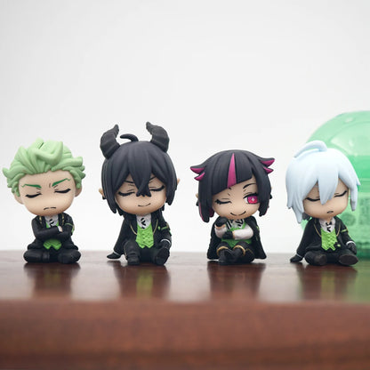 Twisted Wonderland Game Official Shroud Idia Ortho Leona Jack Ruggie Malleus Sebe Lilia Original Small Figure Capsule