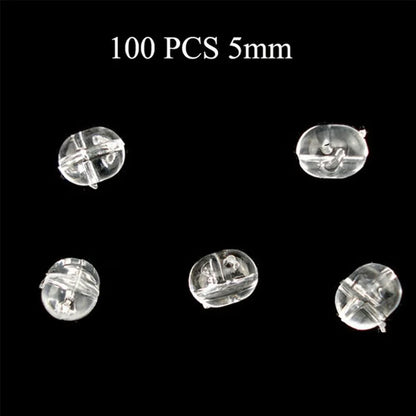 100 47mm/50mm transparent plug drill bits, fishing cross beads, floating balls, double beads, luminous space beans