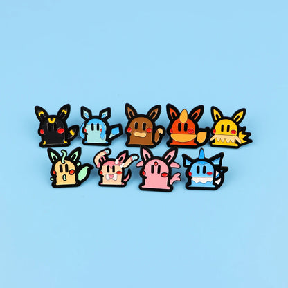 Cartoon Animals Enamel Pins Cute Duck Brooches Badges for Backpacks Jackets Hats Retro Collection Gifts Cosplay Accessories