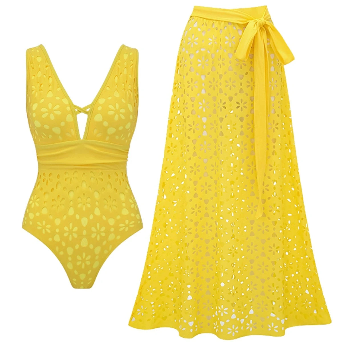 2026 New Sexy Ruffle Bikini Set Printed Brazilian Biquini Women Swimwear Skirt Bathing Suit Girls Summer Beachwear Dress