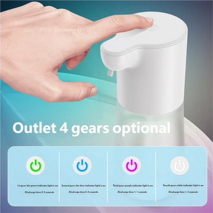 HOMEFISH Smart Sensor Automatic Soap Dispenser 350ml USB Charging Contactless Soap Foam Dispenser Hand Sanitizer Machine
