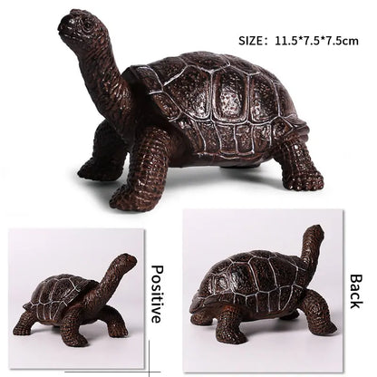 Oenux Ocean Animals  Leatherback Tortoise Turtle Growth Cycle Sea Life Model Figurines Action Figures PVC Education Kid Toy Gift