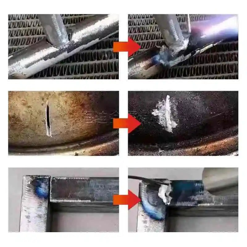 30/3pcs Easy Melt Low Temperature Welding Rods Stainless Steel Copper Solder Rod Repair Holes Soldering Weld Repairing Agent Kit