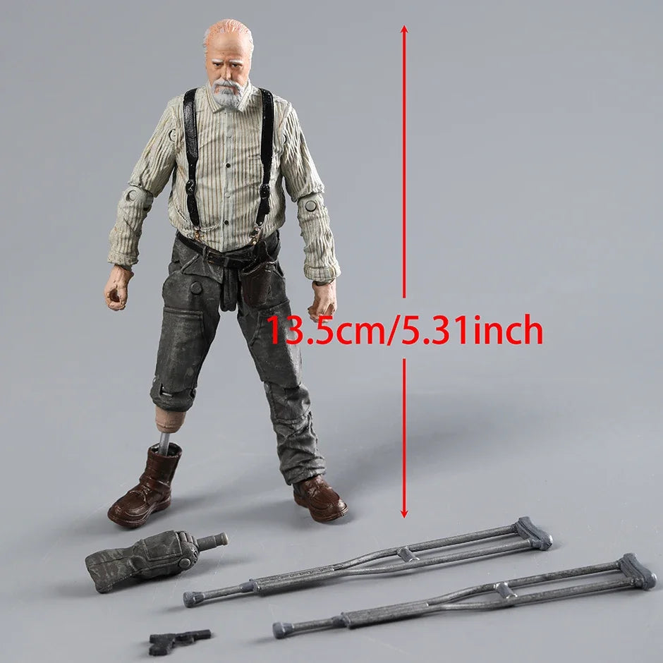 The Walking Dead Abraham Ford Bungee Walker Rick Grimes The Governor Michonne Action Toy Figurine Model Doll
