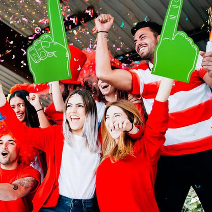 Giant foam finger Sports Cheerleading Party Hand Noise Makers Giant Hands Sports Favors Cheering Palm Party Props