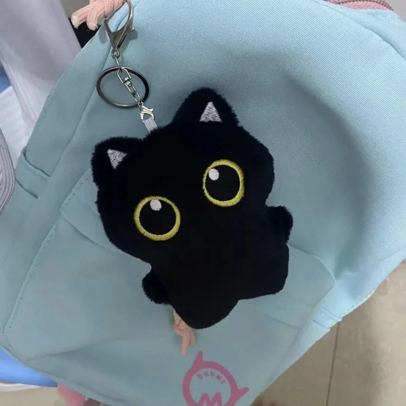 Cute Black Cat Plush Toy Shadow Doll Soft Cushion For Kids Room Decor Cat Lovers Gift