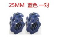 25mm blue pair