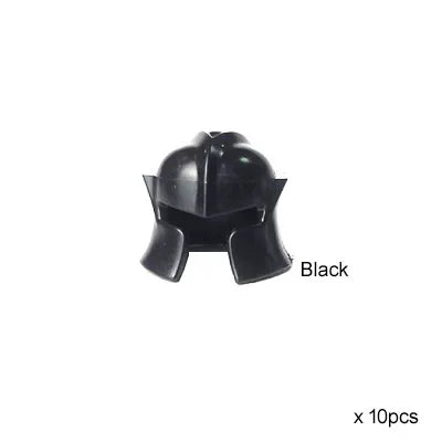 Viking Pirate Age Bullhorn Hat Medieval Knight Roman Warrior Soldier Helmet Action Figures Building Blocks Toys For Children