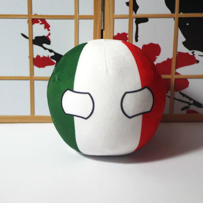 10cm Cute Countryball Polandball Plush Stuffed Dolls Anime Short  Toys Mini Pillow Bag Key Ring Pendant Cosplay Gifts