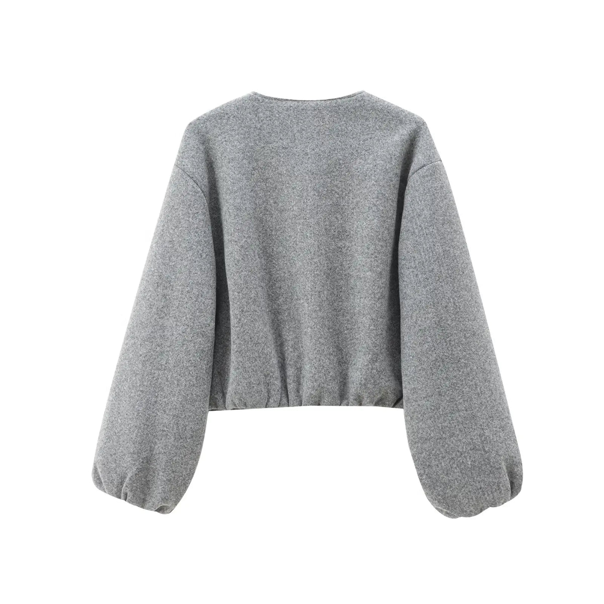 MUJER Fleece Bomber Jackets for Women Soft Zipper Woman's Sports Jacket Casual Cropped Jacket Women Long Sleeve Coats Outerwears