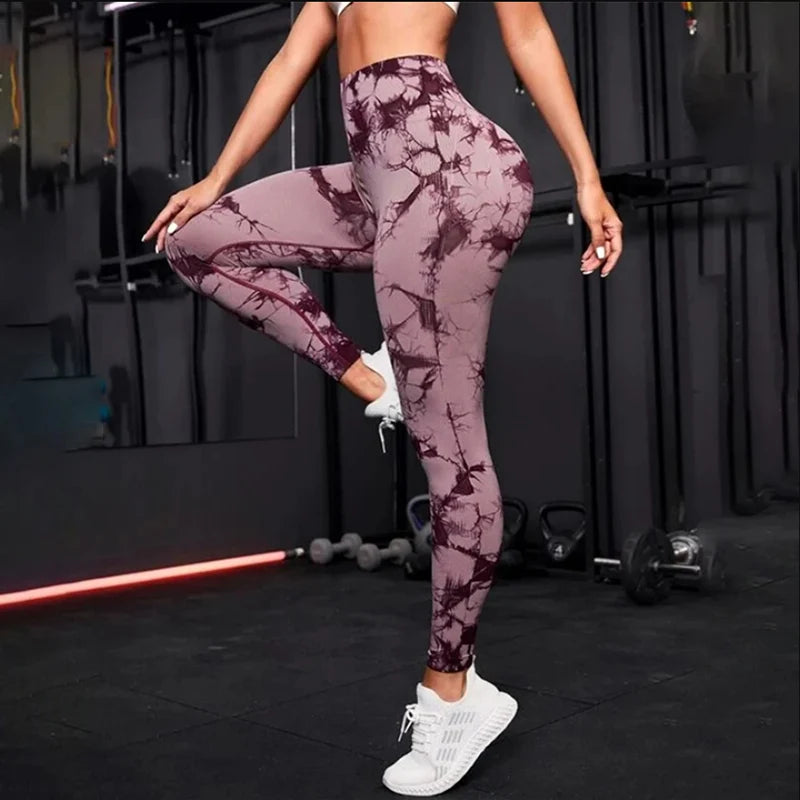 CZGUKE Women Yoga Pants Sport Leggings Seamless High Waist Push Up Woman Tights Fitness Workout Leggins Gym Clothing