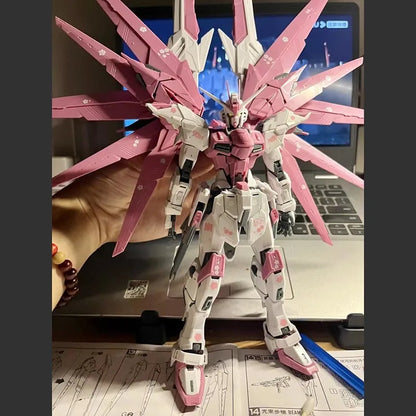 Mg Cherry Blossom Freedom 2.0 Magic Change 1/100 With Cherry Blossom Water Stickers Model Action Figures Toys Collectibles Gifts