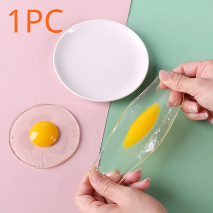 Funky Egg Splat Ball Squishy Toys Stress Relief Eggs Yolk Balls Squishies Fun Toy for Children Anxiety Reducer Relief for Adults