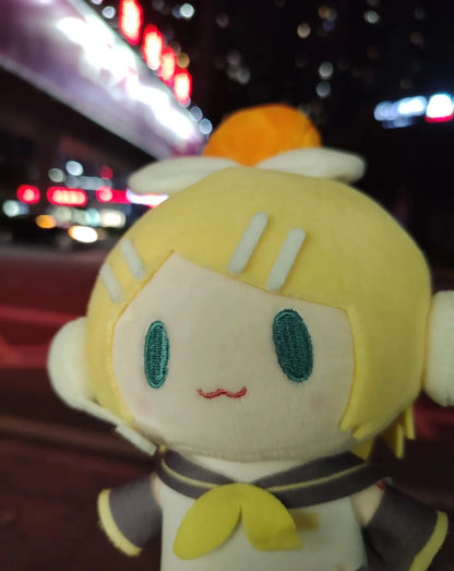 15cm Hatsune Miku Plush Stuffed Toy Kagamine Len Rin Kawaii Figure Plush Doll Collection Model Ornament Toys For Kid Gifts