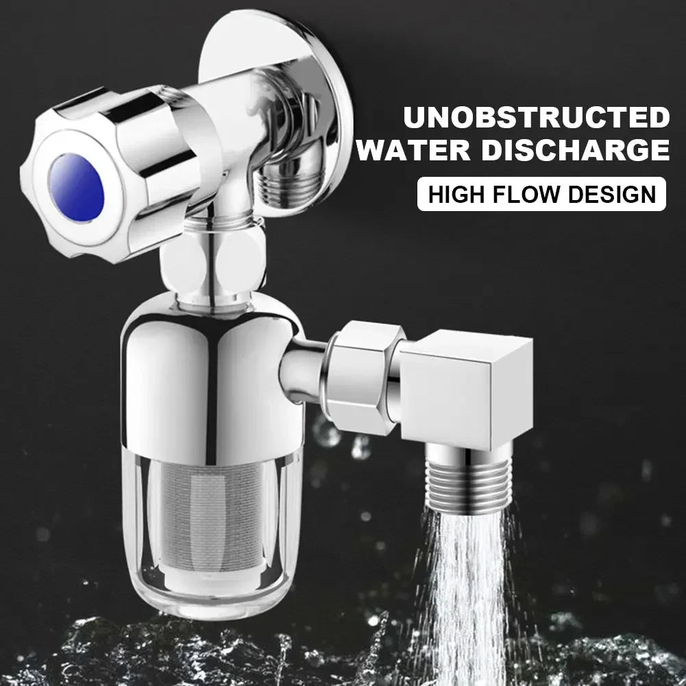Stainless Steel Household Water Filter Front Inlet Tap Anti-Scale Shower Purifier for Drinking Water