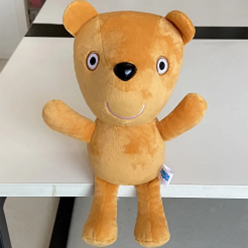 Genuine Peppa Pig Plush Pig Kids Toys 19CM Pet Dinosaur Teddy Bear Soft Stuffed Anime Figure Doll Children's Birthday Gifts
