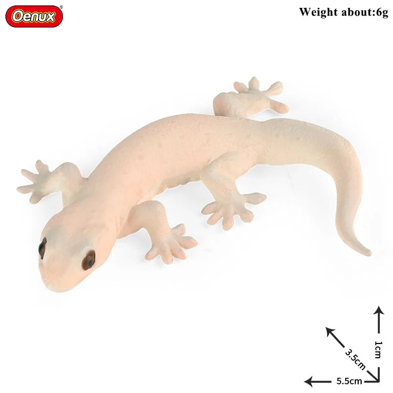 Oenux New Simulation Wild Reptile Animals Action Figures Lizard Model Figurines Kids Education Congnitive Scene Decoration Toy