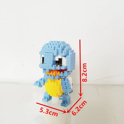 75 Style Pokemon Building Blocks Assembly Anime Picachu Charizard Doll Blastoise Bulbasaur Gengar Bricks Toy for Kid Gift