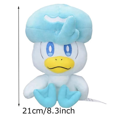 18-28cm Pokemon Plush Toy Grookey Sprigatito Oshawott Leafeon Espeon Morpeko Gonbe Mimikyu Anime Figure Peluche Toys