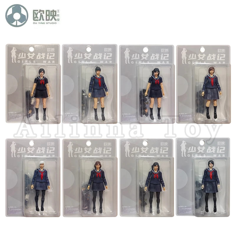 Ou Ying Studio 1/18 Planet Green Valley PGV 3.75inch Action Figure Girls War EFSA Female Figures Anime Model
