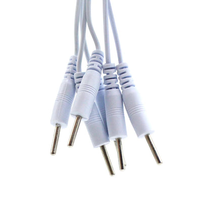 3.5mm Plug 2Pins & 4Pins  for Tens Body Slimming Massager Muscle Stimulation For 2way 4way Type Electrode Cable Line Wire