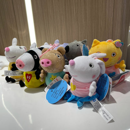 Genuine Peppa Pig Evie 12-19cm Evy Peppa George dinosaur Bear daddy mammy Boys Girls Birthday Gift Toys Christmas Doll Hot sale