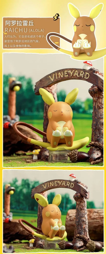 Hot Pokemon Anime Figures Kawaii Pikachu Pichu Togedemaru Alola Region Raichu Mimikyu Toys Model Collect Dolls Gift For Kids Boy
