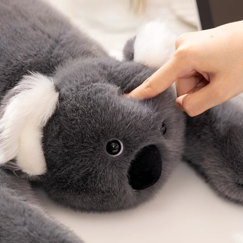 30-65cmKawaii High Quality Forest Animal Plush Doll Pillow Soft Long-arm Raccoon Dinosaur Sloth Panda Koala Plush Toy Home Decor