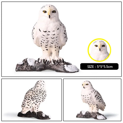 Oenux Arctic South Pole Animals Simulation Penguins Polar Bear Wolf Beluga Whale Action Figures Model Figurine PVC Kid Toy Gift