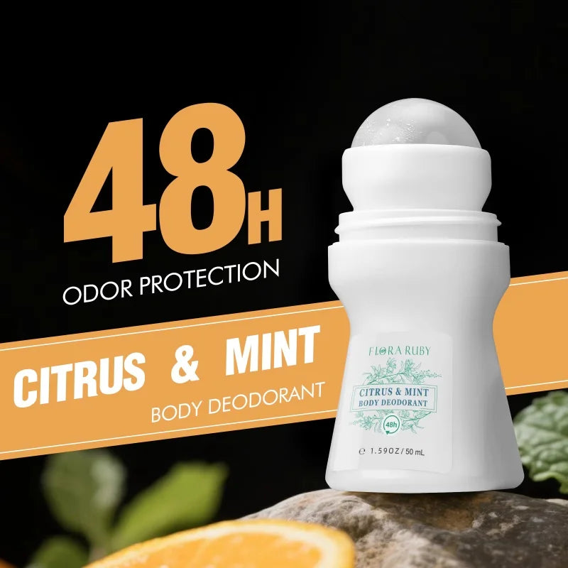 1 Piece Deodorant Roller Ball, Multifunctional Deodorant Roller Ball for Both Men and Women, Aluminum-Free Material, Easy to Carry