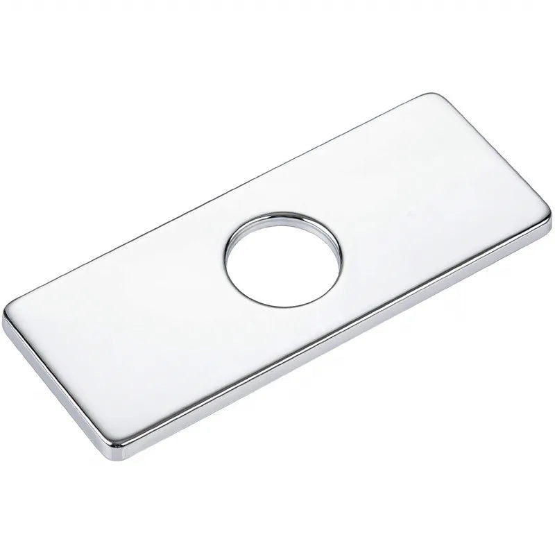 1PC Faucet Plate Hole Tap Cover Deck Plate Stainless Steel Bathroom Kitchen Sink For Most Single Hole Faucet
