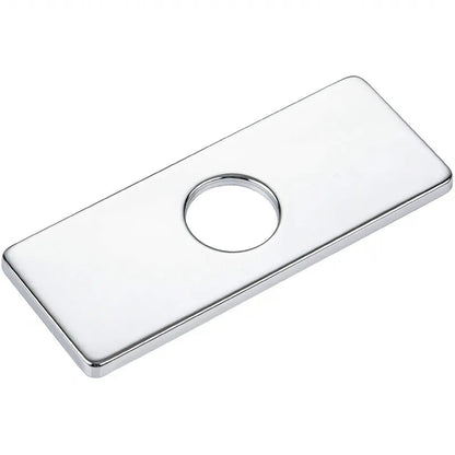 1PC Faucet Plate Hole Tap Cover Deck Plate Stainless Steel Bathroom Kitchen Sink For Most Single Hole Faucet