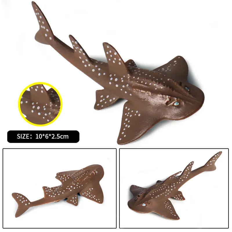 Oenux Sea Life Animals Ray Devilray Mantaray Model Action Figures Figurines Ocean Marine Aquarium Education Kids Toy Gift