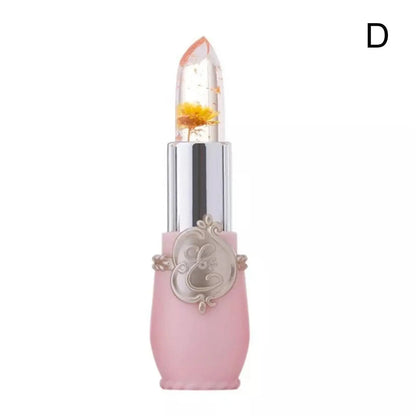 Peach Color Lip Balm Crystal Temperature Change Lipstick Girl Moisturizing LongLasting Lip Gloss Makeup Lip Care Repair Cosmetic