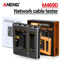 Professional Network Analyzer Tester M469D Cable LAN RJ45 RJ11 RJ12 CAT5 UTP LAN Cable Tester Networking Tool Network Repair Too