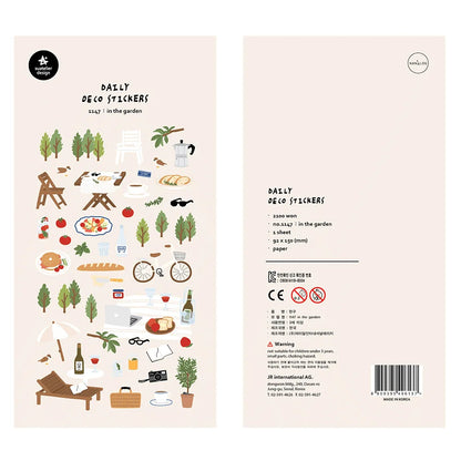 Korean Import Original Suatelier Collection Kawaii Daily Stickers Scrapbooking Diy Journal Stationery Sticker Deco Art Supplies