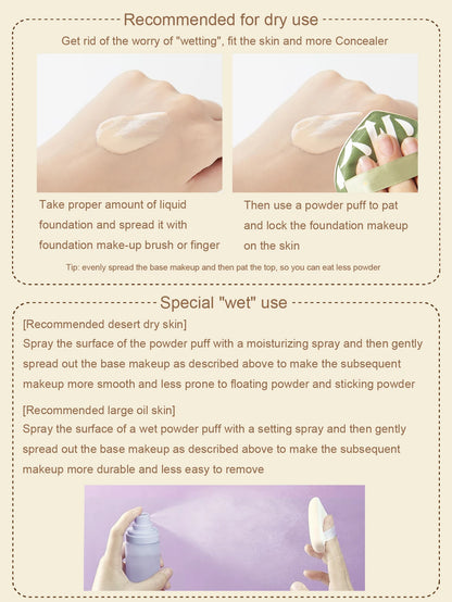 Large Size Cotton Candy Cosmetic Puff Super Soft Sponge Air Cushion Powder Puffs Foundation Concealer Dry and Wet Makeup Tools