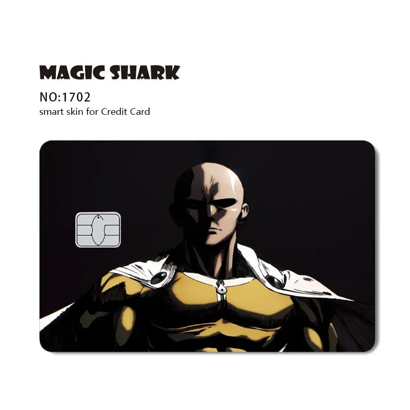 100% New Arrival Conch Money Bow Anime Speend or Save Meme Credit Card Film Debit Card Sticker Skin