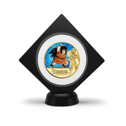 Dragon Ball Gold Plated Gold Coin Son Goku Vegeta Commemorative Coins Children Classic Anime Peripherals Collection Toy Souvenir