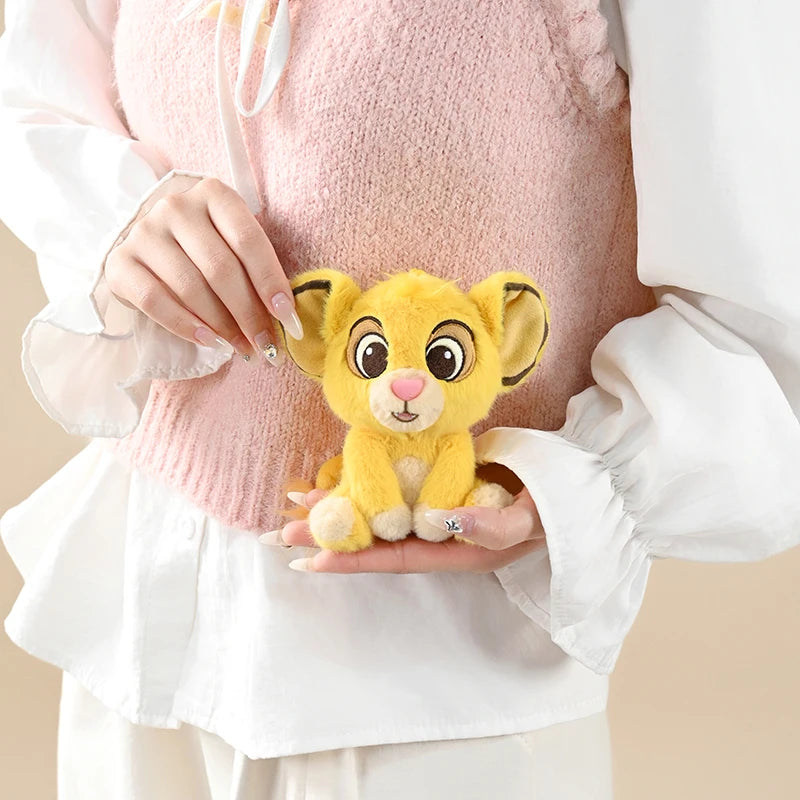 11cm Genuine Disney The Lion King Simba cute Baby Lion Children Stuffed Toy Birthday gift Plush Toys Small Pendant Plush Doll