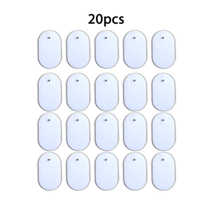 10/20pcs Electrode Pads Conductive Gel Pad Body Acupuncture for TENS Massager Unit Body Replacement Patch Massage Accessories