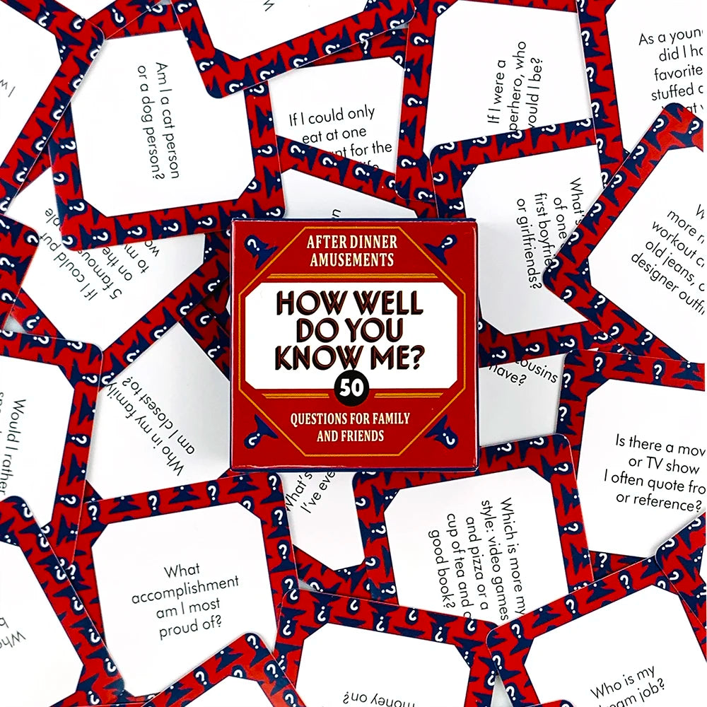 Mini Size Riddle Me This Card Game With 50 Fun Dilemmas (A Conversation Card Game Party Game For Adults And Families)