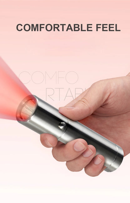 Red Light Therapy Wand Device for Body Relief Acne Treatment With 5 Wavelengths Near Infrared 900nm Light Therapy Skin Health