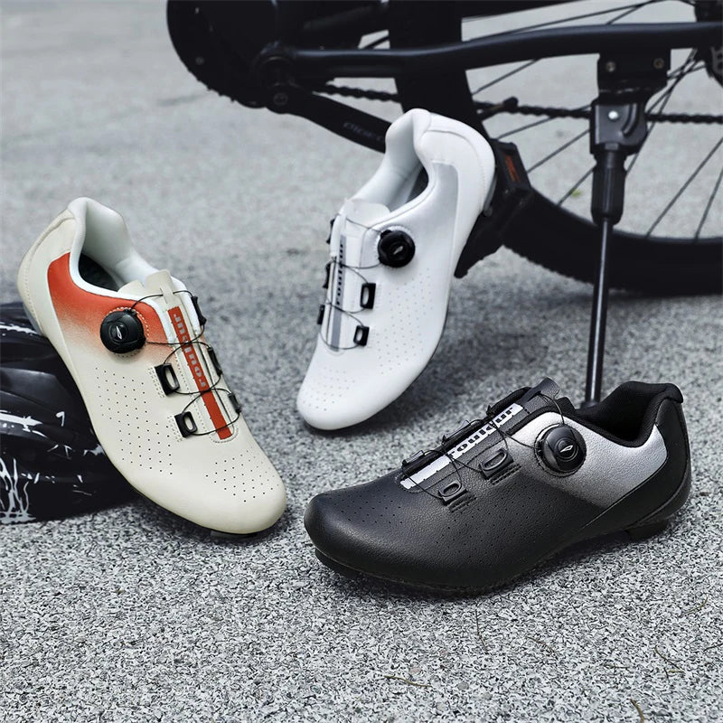 Road Cycling Shoes Flats Cleats Shoes Speed Cycling Sneaker Man Bike Shoes Women Self-Locking Non-slip Mountain Bicycle shoe spd