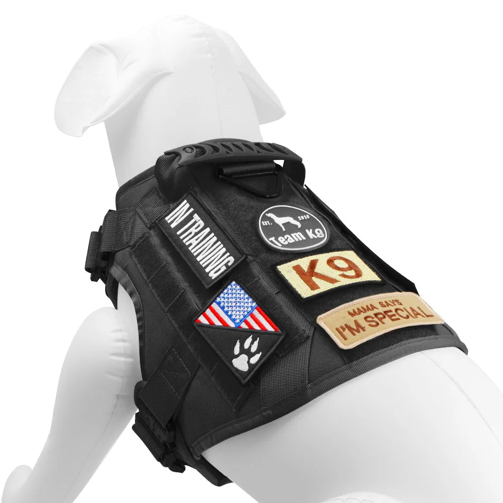 1 Piece Dog Patch for Service Dog Vest Cat Vest Removable Tactical Harness Service Dog Puppy Training Embroidered Patch