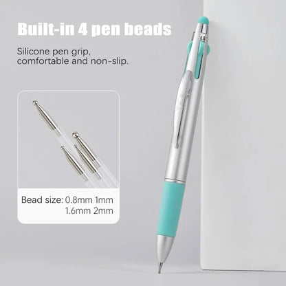 6 in 1 Nail Art Dotting Tools Disc Nail Drill Point Nail Tools Dot Painting Tool Nail Point Drill Pen for Dot Drawing Home Salon