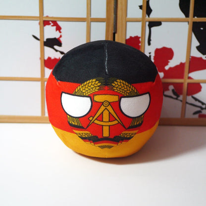 10cm Cute Countryball Polandball Plush Stuffed Dolls Anime Short  Toys Mini Pillow Bag Key Ring Pendant Cosplay Gifts