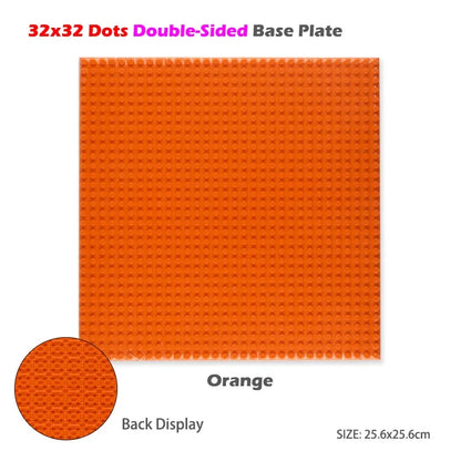Classic Base Plates Plastic Bricks Double-sided 16*32 32X32 Dots City Blocks Baseplate DIY Parts Board Toys Kids Gift