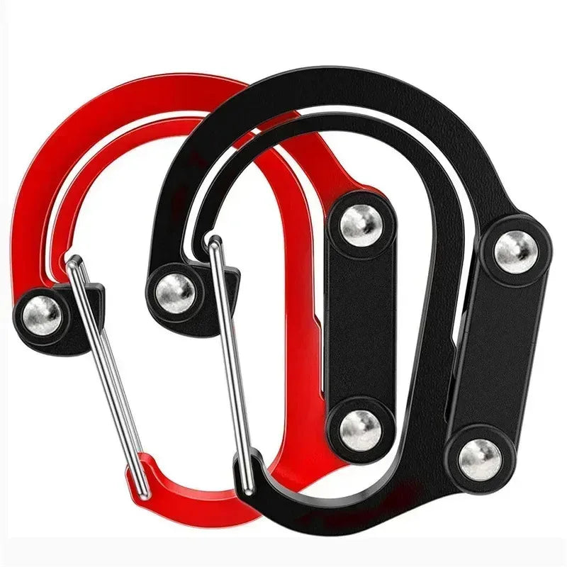 Multifunctional Rotating Carabiner Heavy Duty Hook Outdoor Camping Fishing Hiking Backpack Accessories